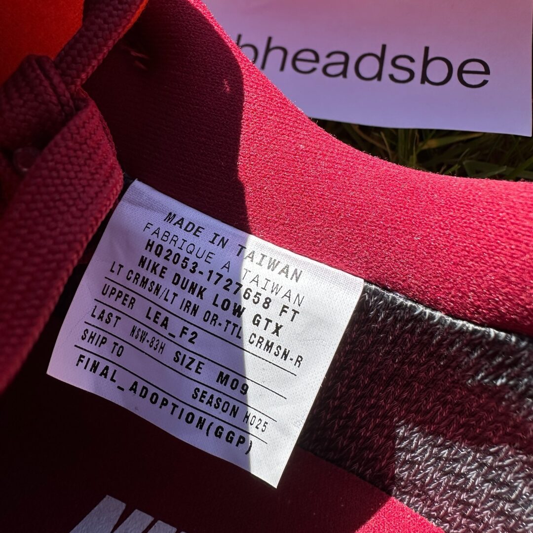 【2025年 発売予定】NIKE DUNK LOW GTX GORE-TEX “Light Crimson/Infrared” (ナイキ ダンク ロー ゴアテックス “ライトクリムゾン/インフラレッド”)