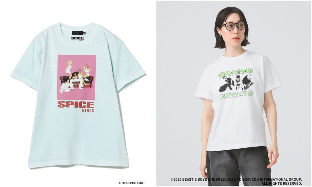 BEAMS × GOOD ROCK SPEED 別注 アーティスト「BEASTIE BOYS」「SPICE GIRLS」S/S TEEが発売 (グッドロックスピード ビームス)