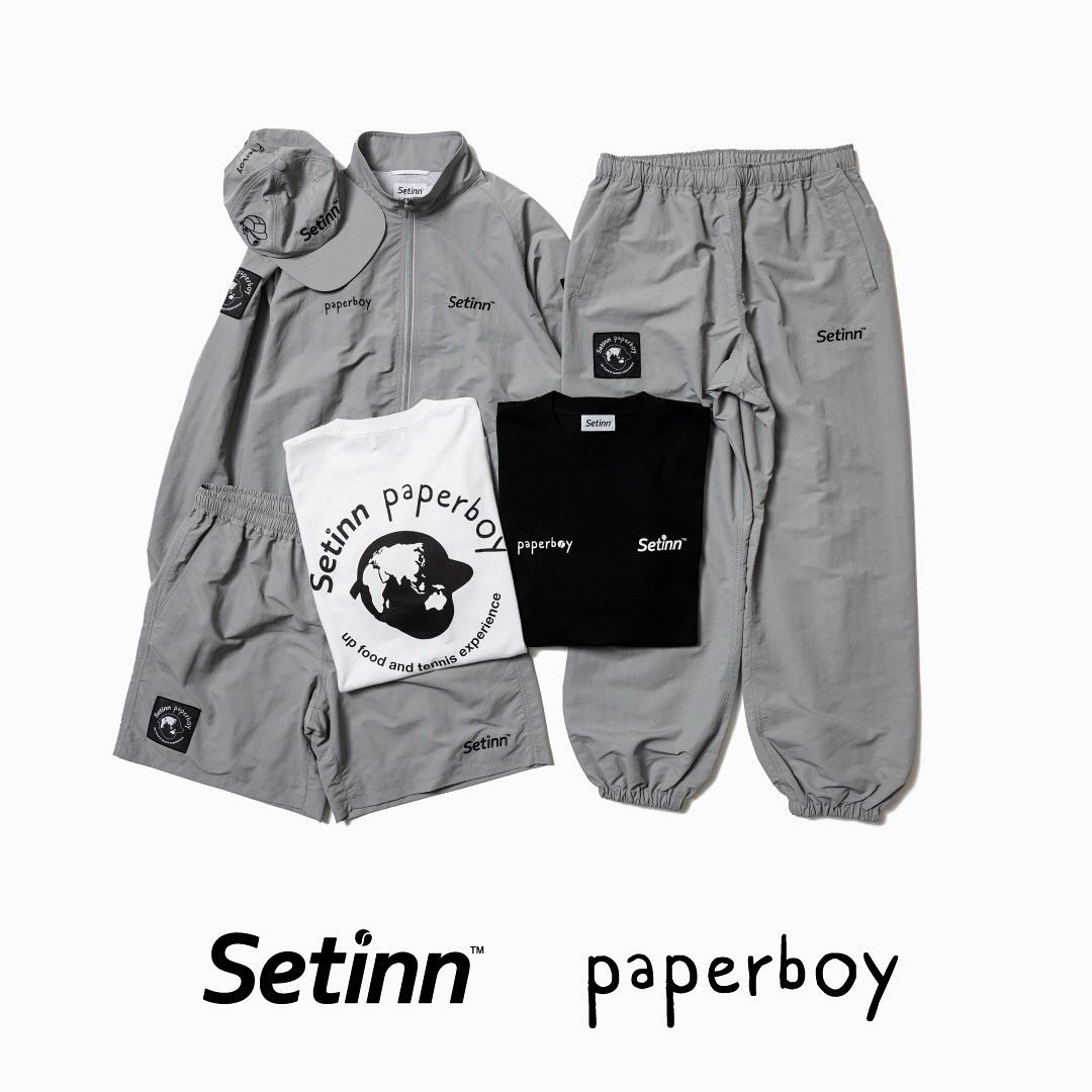 paperboy × Setinn コラボ "WORLD TOUR"が2025年 6/1 発売 (ペーパーボーイ セットイン)