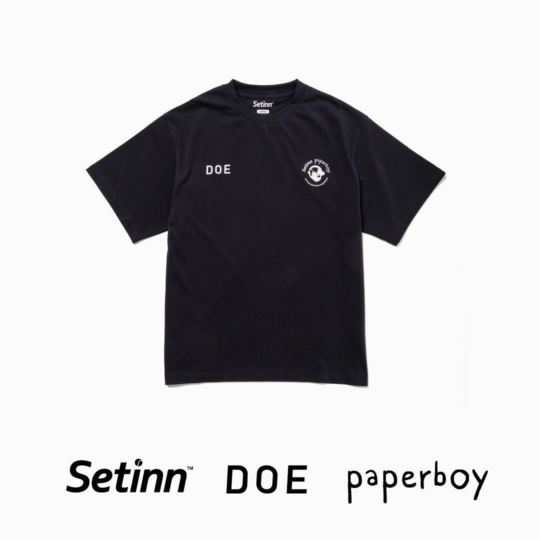 paperboy × Setinn コラボ “WORLD TOUR”が2025年 6/1 発売 (ペーパーボーイ セットイン)