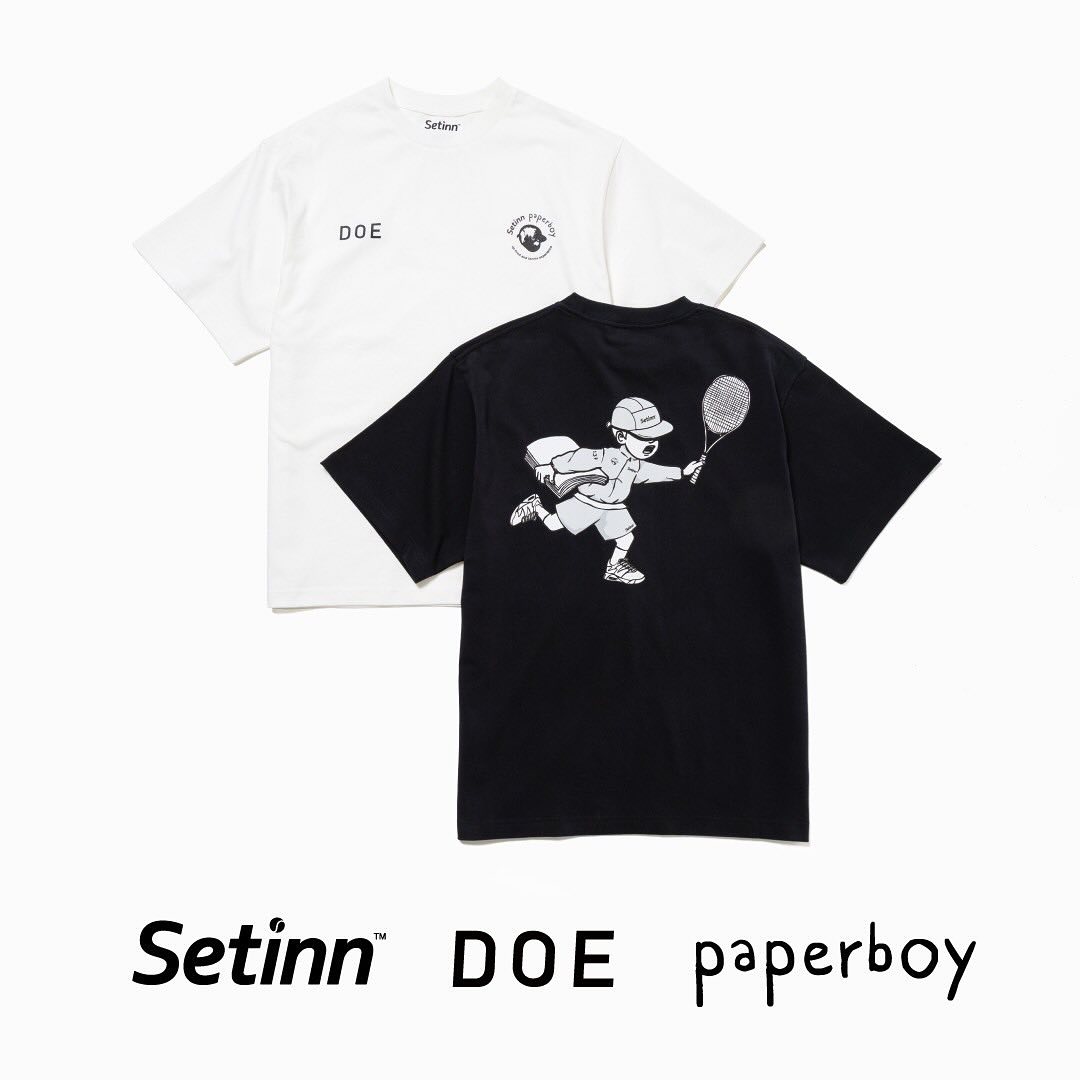 paperboy × Setinn コラボ “WORLD TOUR”が2025年 6/1 発売 (ペーパーボーイ セットイン)