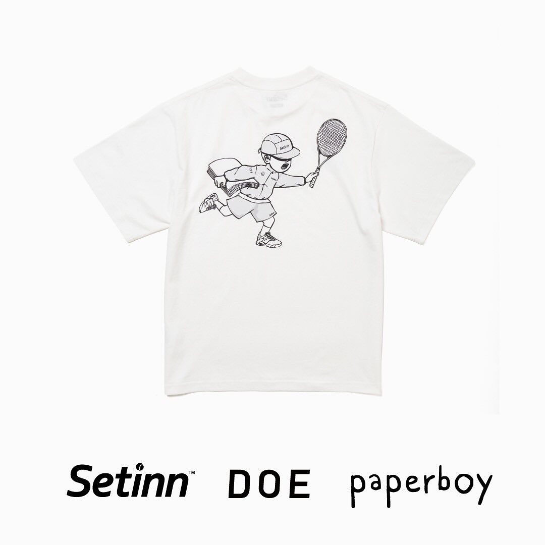 paperboy × Setinn コラボ “WORLD TOUR”が2025年 6/1 発売 (ペーパーボーイ セットイン)