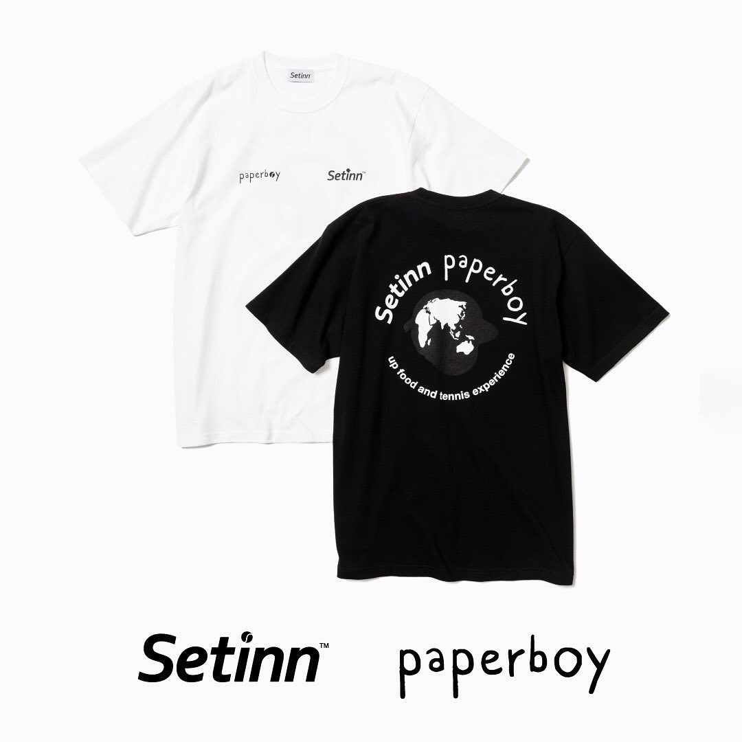 paperboy × Setinn コラボ “WORLD TOUR”が2025年 6/1 発売 (ペーパーボーイ セットイン)