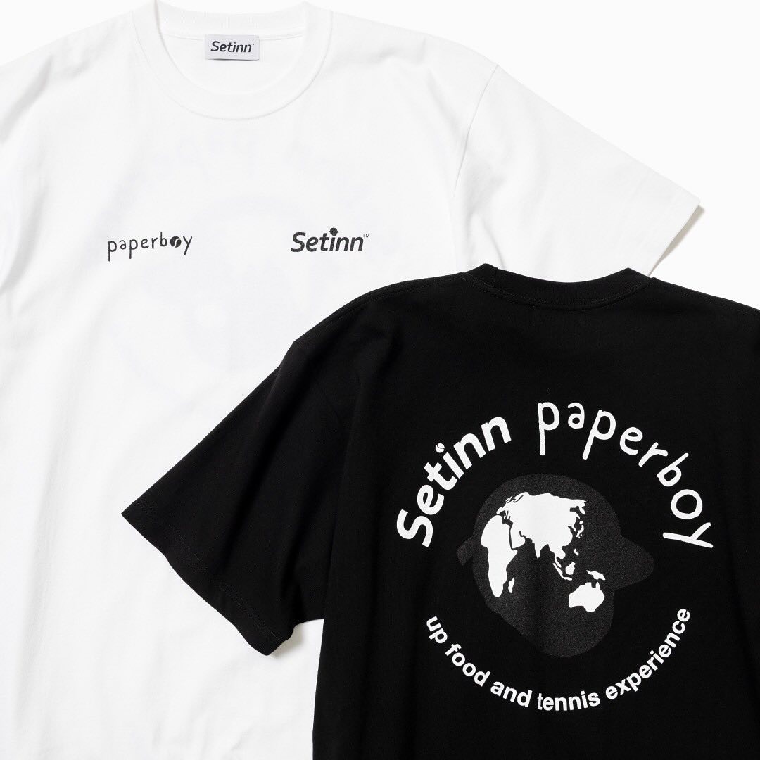 paperboy × Setinn コラボ “WORLD TOUR”が2025年 6/1 発売 (ペーパーボーイ セットイン)