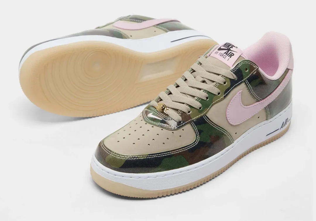 【2025年 発売予定】NIKE AIR FORCE 1 LOW “Camo/Beige/Pink” (ナイキ エア フォース 1 ロー “カモフラ/ベージュ/ピンク”)