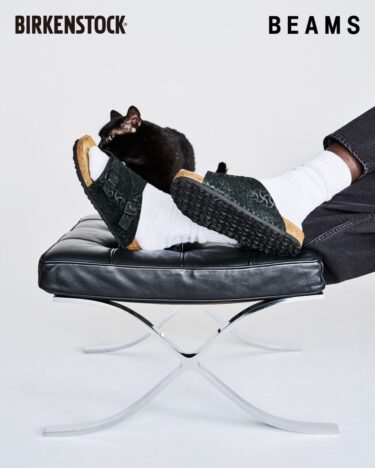 BEAMS × BIRKENSTOCK 別注 ZURICH “BONE PATTERN” BLACK"が2025年 6/6 発売 (ビームス ビルケンシュトック チューリッヒ)