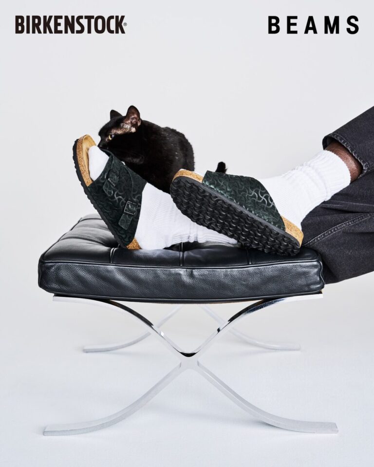 BEAMS × BIRKENSTOCK 別注 ZURICH “BONE PATTERN” BLACK”が2025