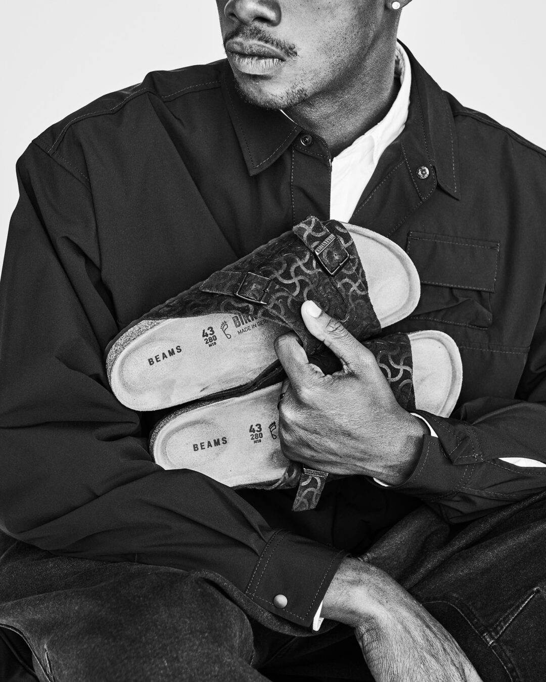 BEAMS × BIRKENSTOCK 別注 ZURICH “BONE PATTERN” BLACK”が2025年 6/6 発売 (ビームス ビルケンシュトック チューリッヒ)