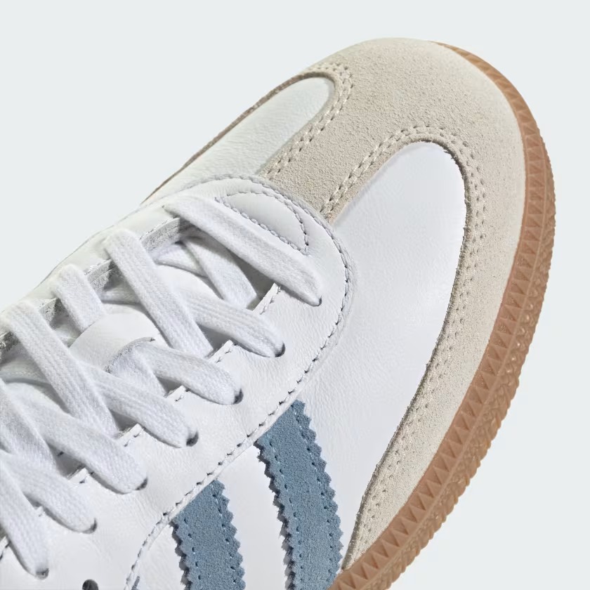 【2025年 発売】adidas Originals W SAMBA OG “Cloud White/Alumina/Ash Blue” (アディダス オリジナルス サンバ “ホワイト/アルミナ/ブルー”) [JS1391]