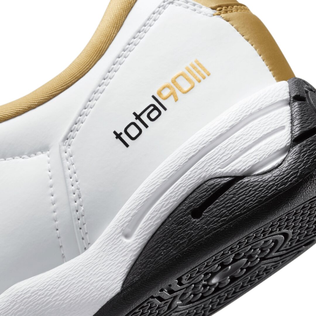 【2025年 5/20 発売】NIKE TOTAL 90 SP “White/Black/Metallic Gold” (ナイキ トータル 90 “ホワイト/ブラック/ゴールド”) [HJ9351-101]