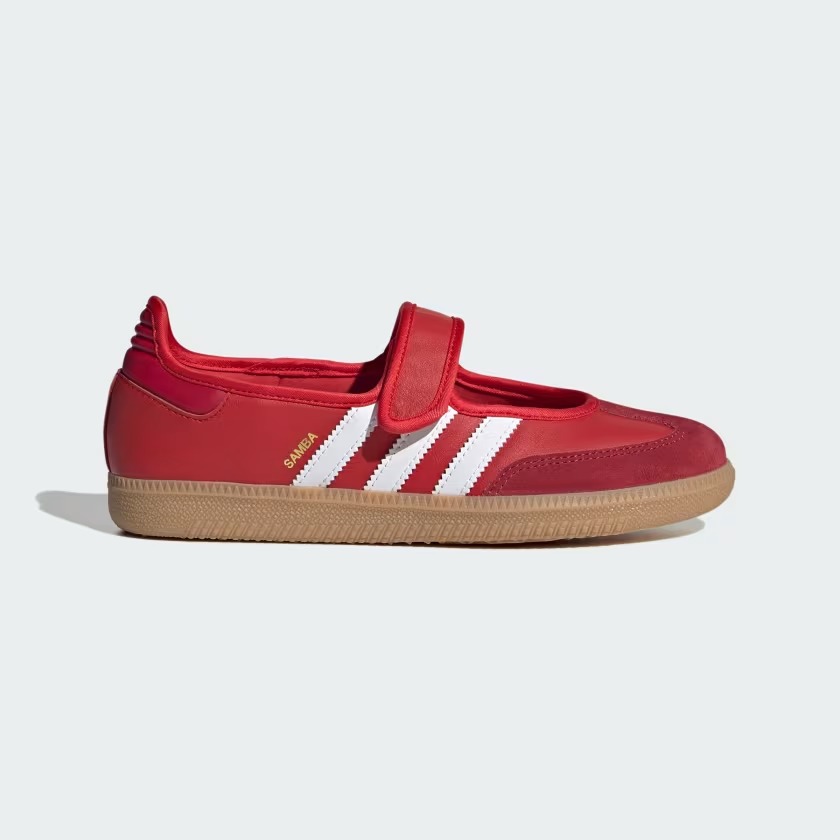 【2025年 5/24 発売】adidas Originals W SAMBA MARY JANE “Better Scarlet/Team Victory Red/Gum” (アディダス オリジナルス サンバ メリージェーン “スカーレット/レッド/ガム”) [JQ6446]