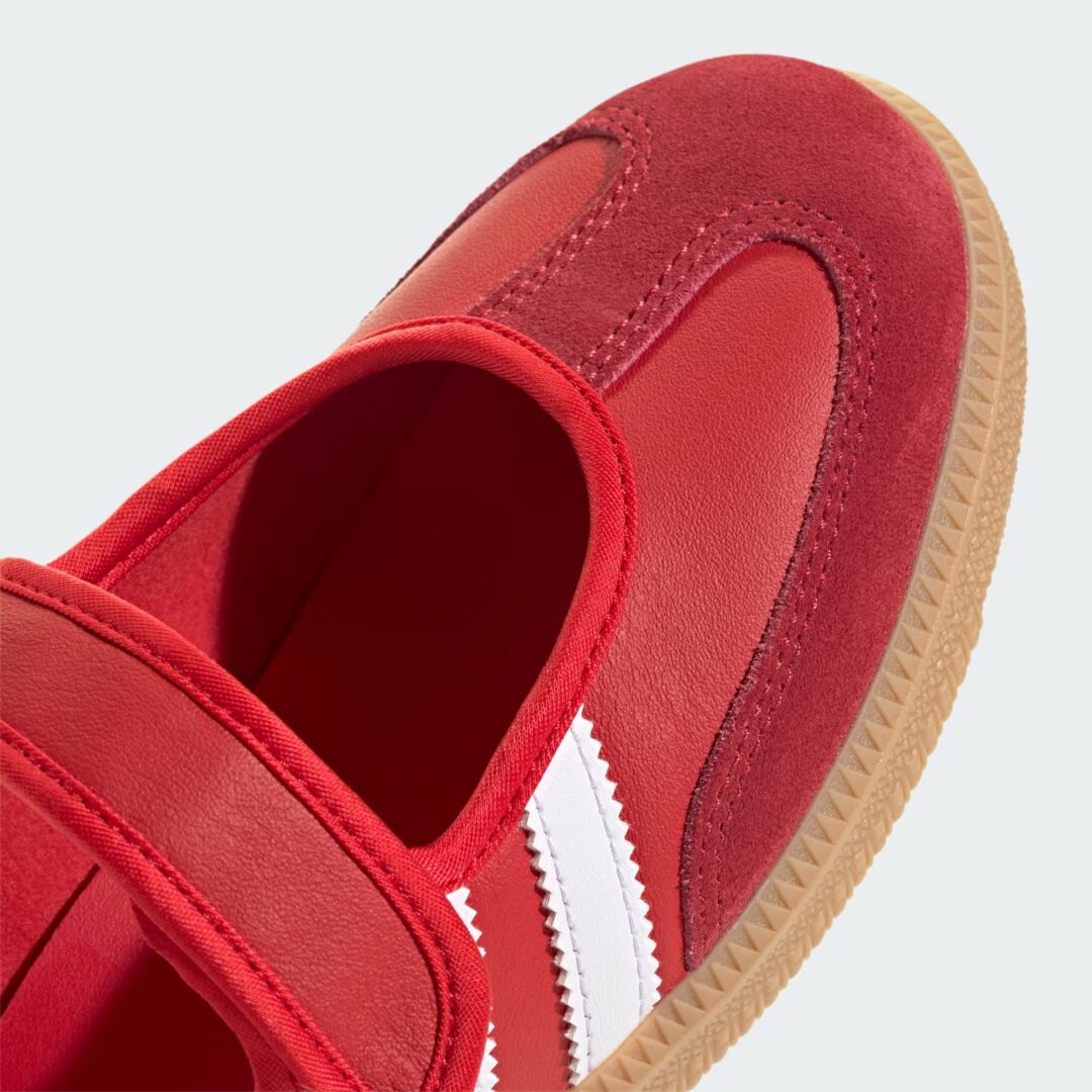 【2025年 5/24 発売】adidas Originals W SAMBA MARY JANE “Better Scarlet/Team Victory Red/Gum” (アディダス オリジナルス サンバ メリージェーン “スカーレット/レッド/ガム”) [JQ6446]
