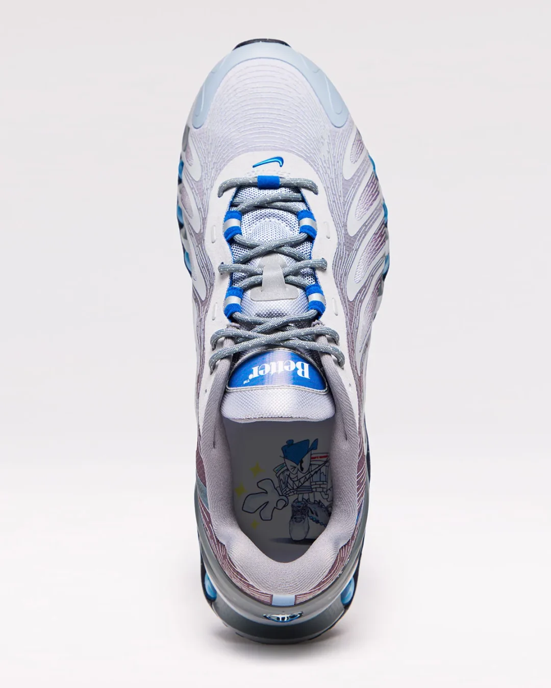 【2025年 6/13 発売予定】BETTER GIFT SHOP × NIKE AIR MAX DN8 “Metallic Silver/Game Royal” (ベター ギフトショップ ナイキ エア マックス ディーエヌエイト “シルバー/ロイヤル”) [IB7455-012]