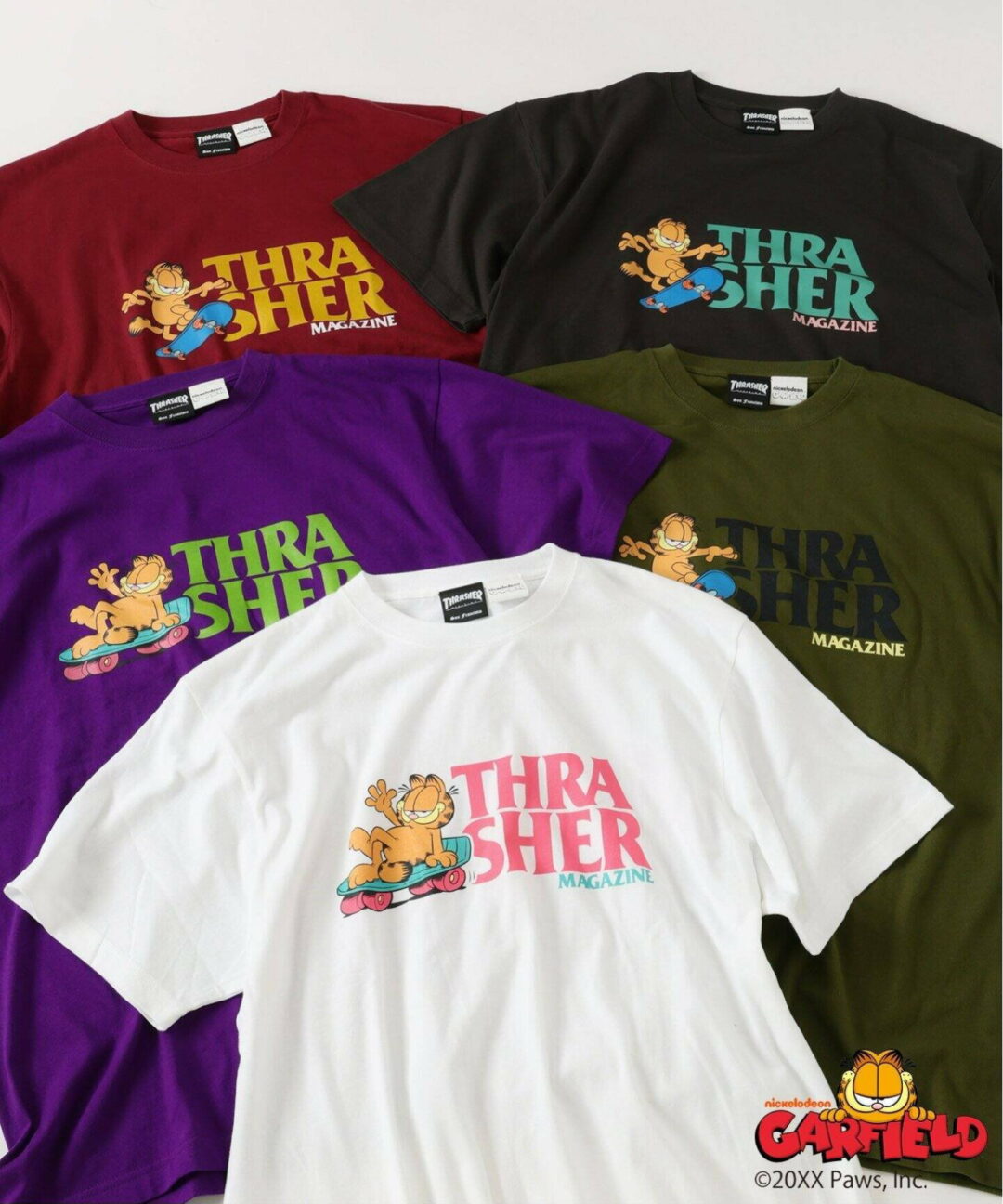 THRASHER × Garfield 別注 プリントTシャツが2025年 6月下旬 発売 (スラッシャー ガーフィールド)
