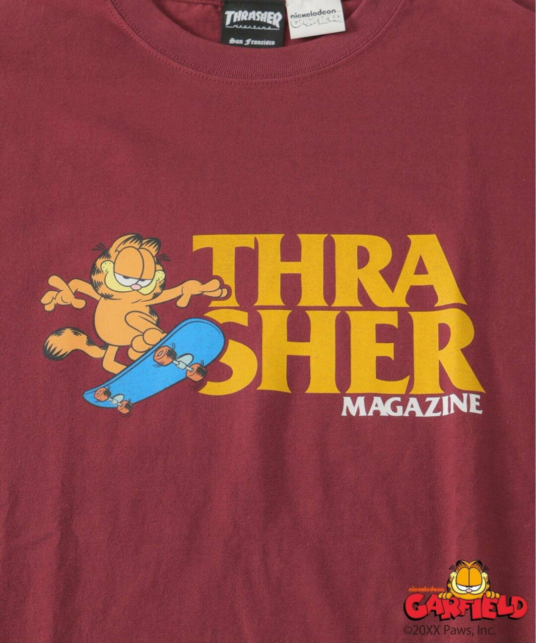 THRASHER × Garfield 別注 プリントTシャツが2025年 6月下旬 発売 (スラッシャー ガーフィールド)