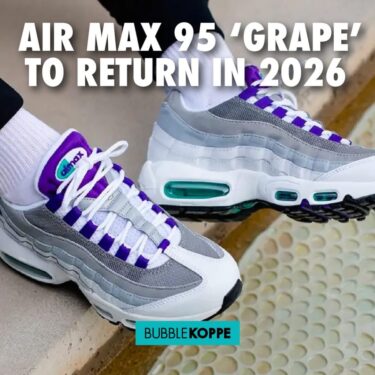 【2026年 復刻予定】NIKE AIR MAX 95 “White/Grape” (ナイキ エア マックス 95 ホワイト/グレープ”)