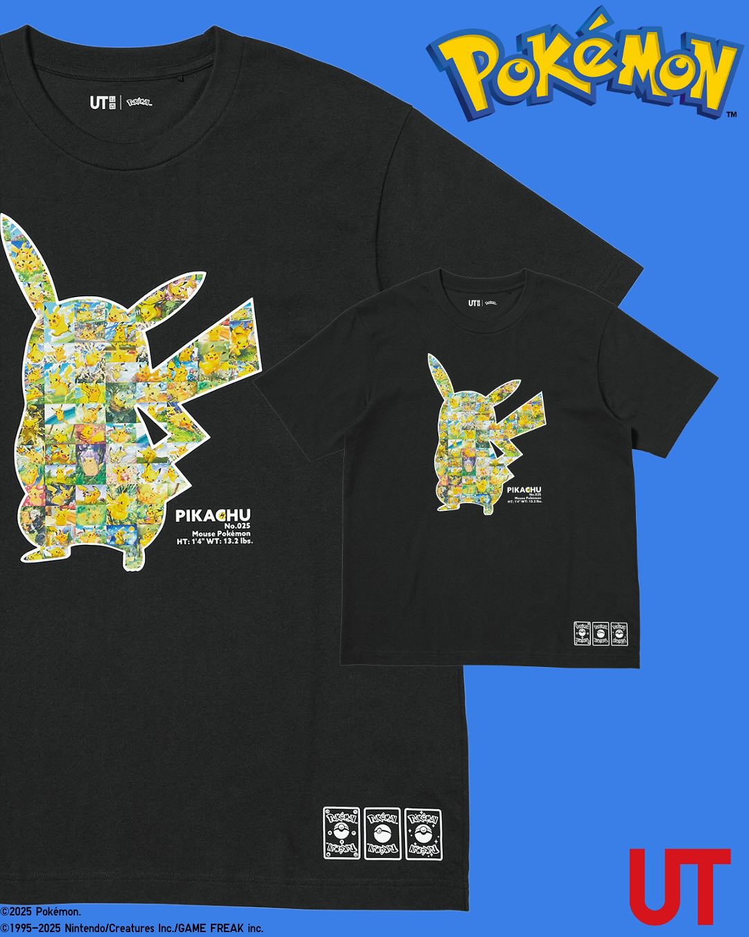 ユニクロ × ポケモンカードゲーム「Pokémon Trading Card Game Pocket」最新コラボが、2025年 8月中旬 発売予定 (UNIQLO POKEMON)