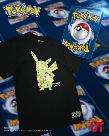 ユニクロ × ポケモンカードゲーム「Pokémon Trading Card Game Pocket」最新コラボが、2025年 8/11 発売 (UNIQLO POKEMON)