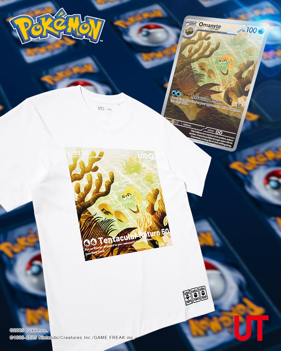 ユニクロ × ポケモンカードゲーム「Pokémon Trading Card Game Pocket」最新コラボが、2025年 8/11 発売 (UNIQLO POKEMON)