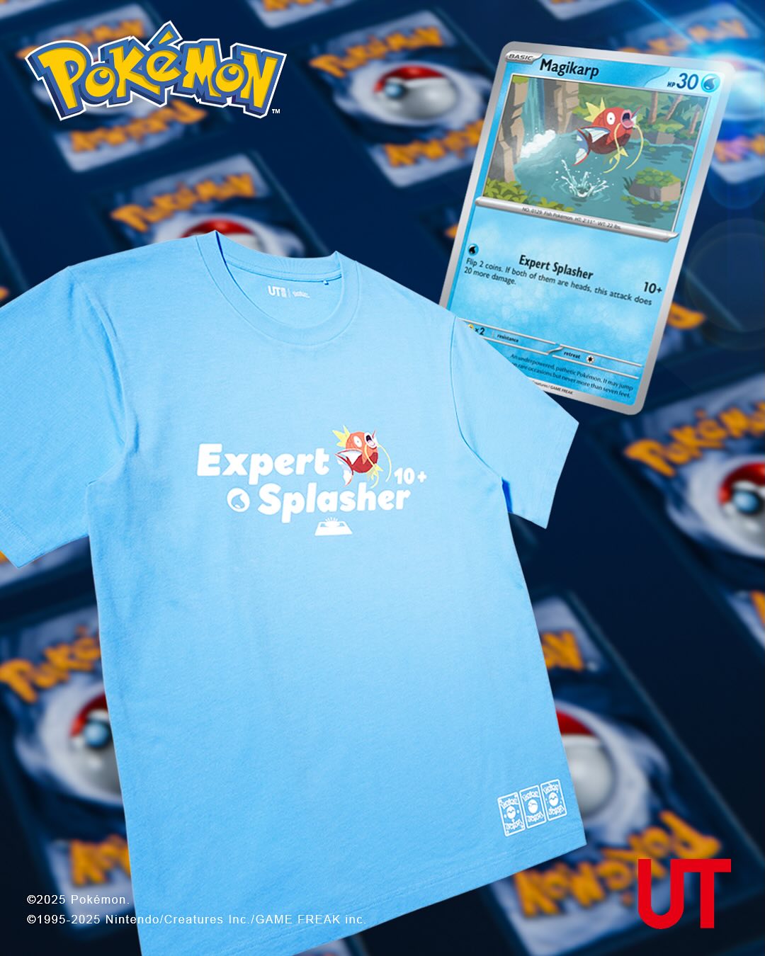 ユニクロ × ポケモンカードゲーム「Pokémon Trading Card Game Pocket」最新コラボが、2025年 8/11 発売 (UNIQLO POKEMON)