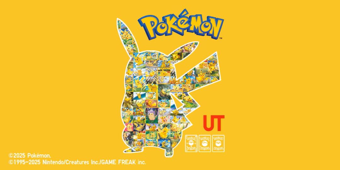 ユニクロ × ポケモンカードゲーム「Pokémon Trading Card Game Pocket」最新コラボが、2025年 8月中旬 発売予定 (UNIQLO POKEMON)