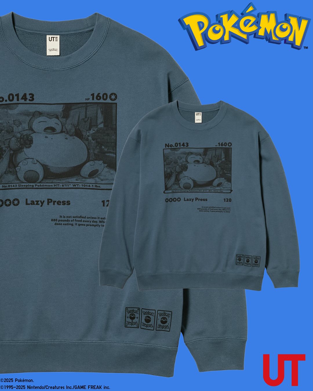 ユニクロ × ポケモンカードゲーム「Pokémon Trading Card Game Pocket」最新コラボが、2025年 8月中旬 発売予定 (UNIQLO POKEMON)