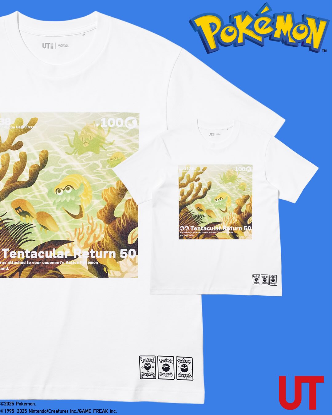 ユニクロ × ポケモンカードゲーム「Pokémon Trading Card Game Pocket」最新コラボが、2025年 8月中旬 発売予定 (UNIQLO POKEMON)