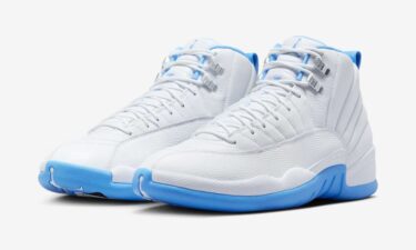 【2025年 5/17 発売】NIKE AIR JORDAN 12 “Melo/White/University Blue” (ナイキ エア ジョーダン 12 “メロ/ホワイト/ユニバーシティブルー”) [CT8013-112]