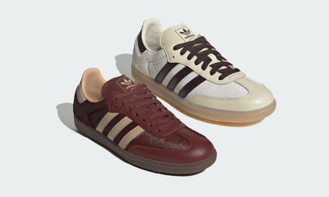 【2025年 発売予定】adidas Originals SAMBA OG “Pony/Crew White/Fox Brown” (アディダス オリジナルス サンバ “ポニー/ホワイト/ブラウン”) [KJ8901/KJ8902]