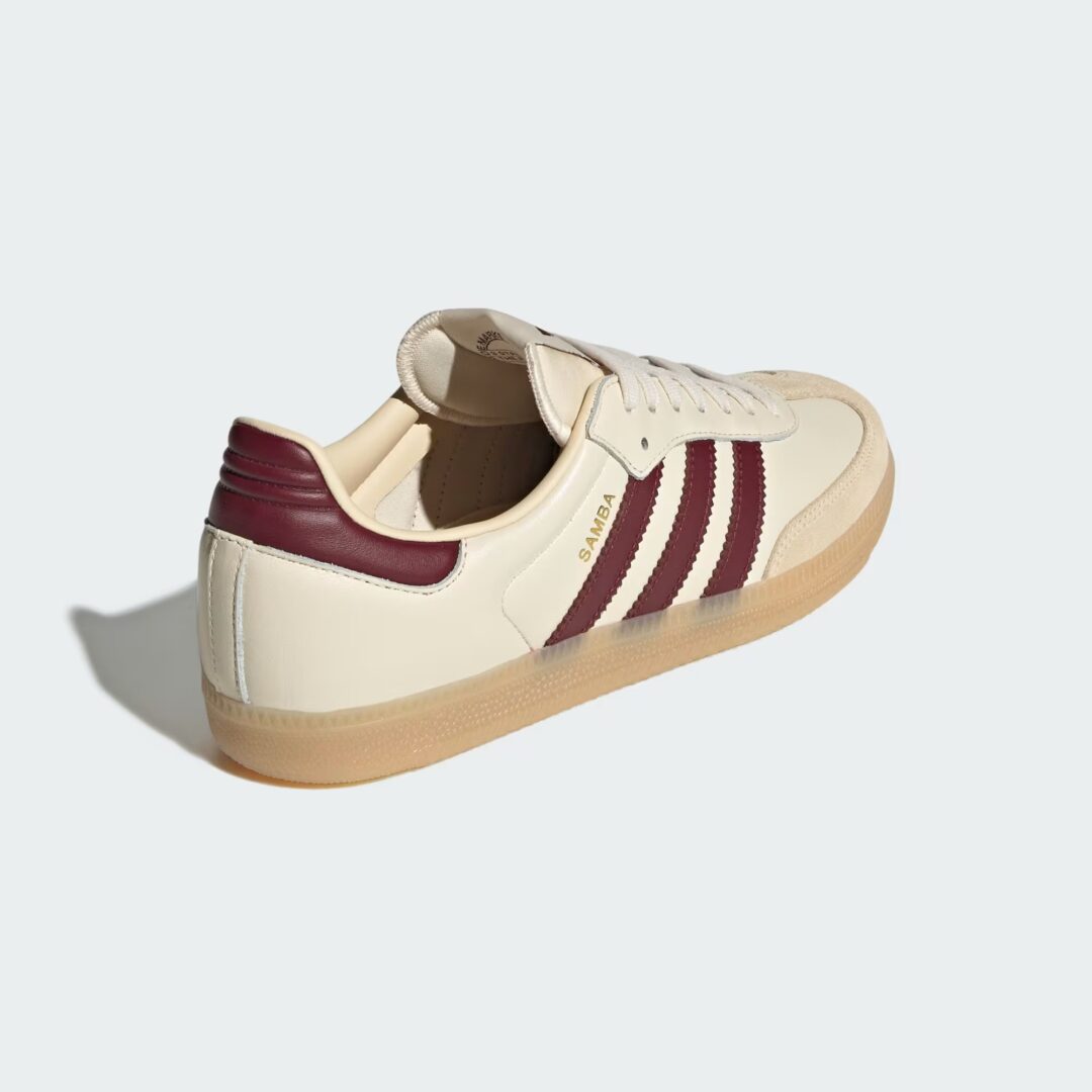 【2025年 発売】adidas Originals SAMBA OG “Wonder White/Shadow Red/Gum” (アディダス オリジナルス サンバ “ホワイト/レッド/ガム”) [JS3830]