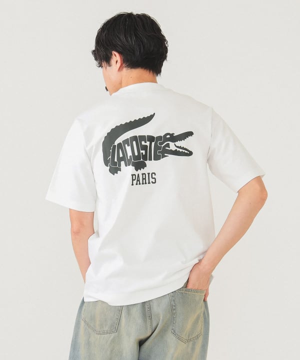 【2025 SS】LACOSTE × BEAMS / 別注 インパクトのあるバックプリントTシャツが2025年 6月上旬 発売 (ラコステ ビームス)