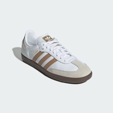 【2025年 発売】adidas Originals SAMBA OG “Cloud White/Cardboard/Gum” (アディダス オリジナルス サンバ “ホワイト/カードボード/ガム”) [JR0912]
