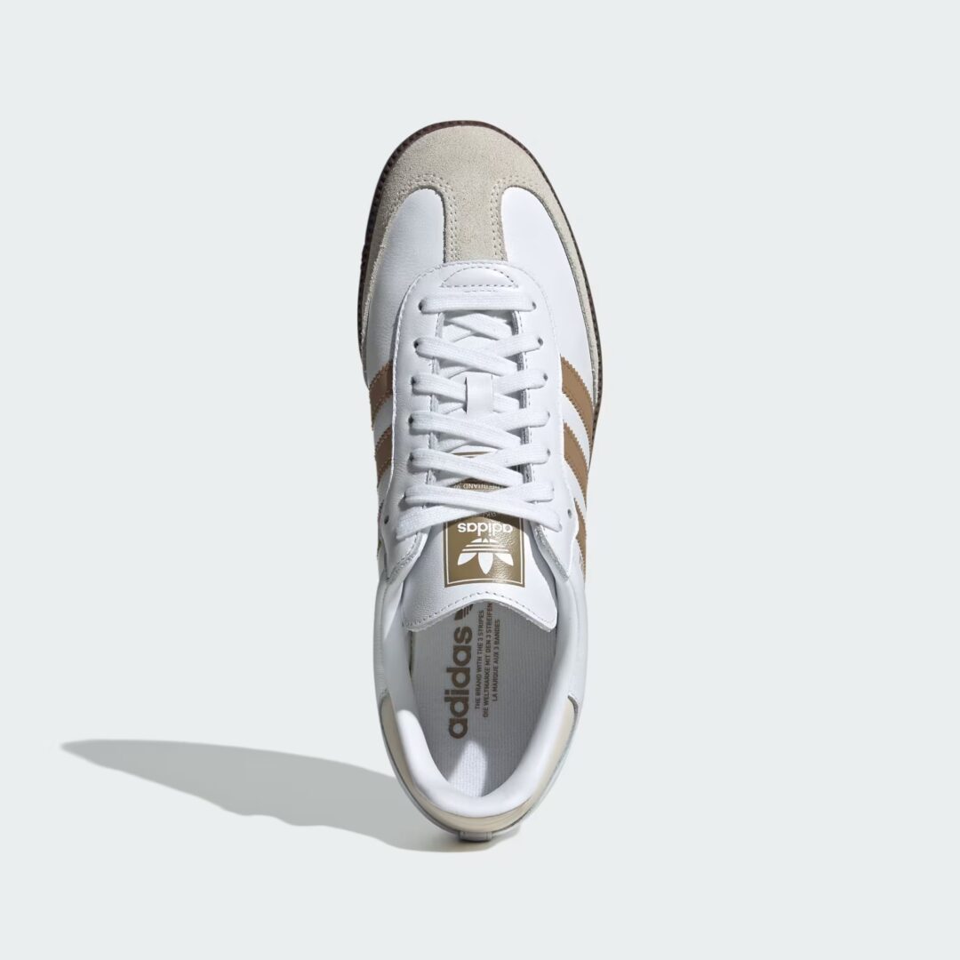 【2025年 発売】adidas Originals SAMBA OG “Cloud White/Cardboard/Gum” (アディダス オリジナルス サンバ “ホワイト/カードボード/ガム”) [JR0912]