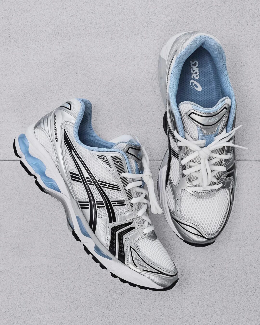 【2025年 6/12 & 6/14 発売】JJJJound x ASICS GEL-KAYANO 14 “Silver/Blue” (ジョウンド アシックス ゲルカヤノ 14) [1203A961.101]