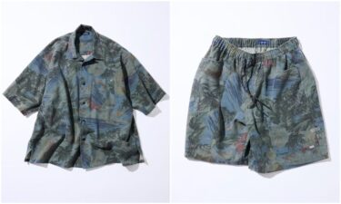 NAUTICA アロハプリントの“オープンカラーシャツ & スピンドル イージーショートパンツ”が発売 (ノーティカ)