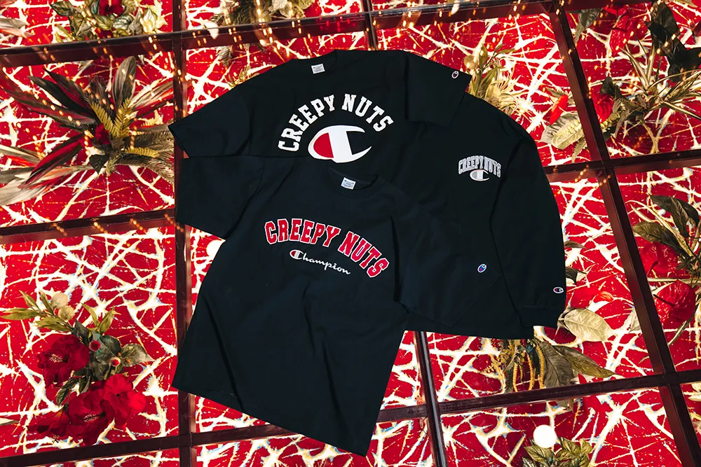 Champion × Creepy Nuts コラボ第4弾が2025年 5/9 発売 (チャンピオン クリーピーナッツ)