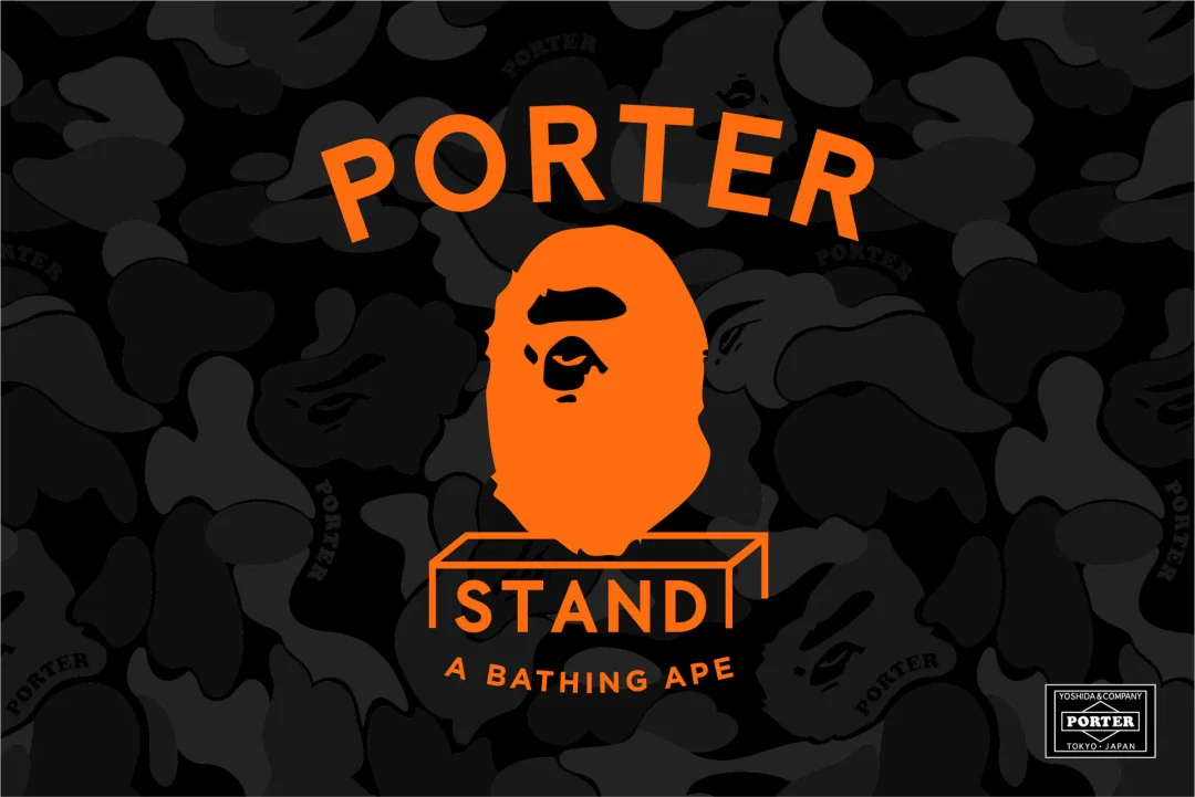 A BATHING APE × PORTER STAND 10周年 コラボが2024年 4/25 & 5/24 発売 (ア ベイシング エイプ ポーター)