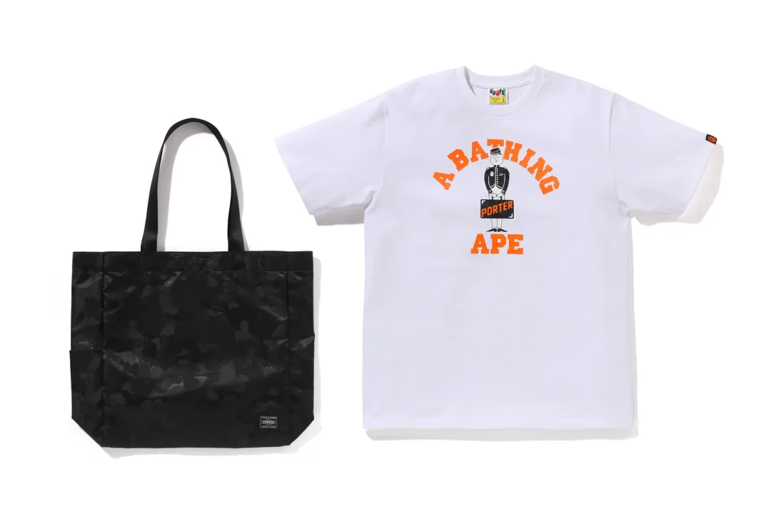 A BATHING APE × PORTER STAND 10周年 コラボが2024年 4/25 & 5/24 発売 (ア ベイシング エイプ ポーター)