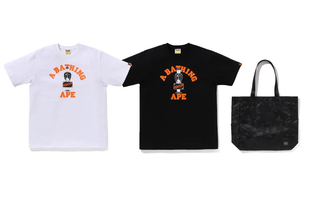 A BATHING APE × PORTER STAND 10周年 コラボが2024年 4/25 & 5/24 発売 (ア ベイシング エイプ ポーター)