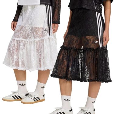 adidas Originals LACE SKIRT "Black/White" (アディダス オリジナルス レーススカート "ブラック/ホワイト") [KD2288/KD2289]