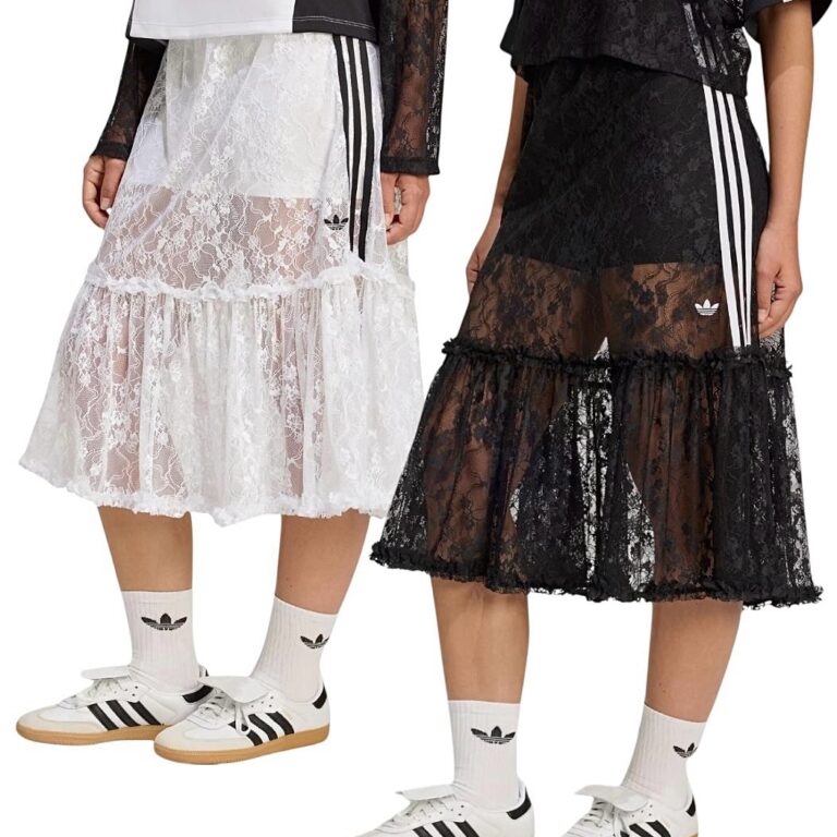 関税/送料込★ (W) Adidas Originals Lace Skirt Black adidas Originals Lace Skirt Women's Casual Dress Lifestyle