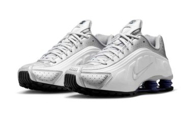 【2025年 発売予定】NIKE SHOX R4 “Metallic Silver/White/Deep Royal Blue” (ナイキ ショックス “メタリックシルバー/ホワイト/ロイヤル”) [HQ1988-102]
