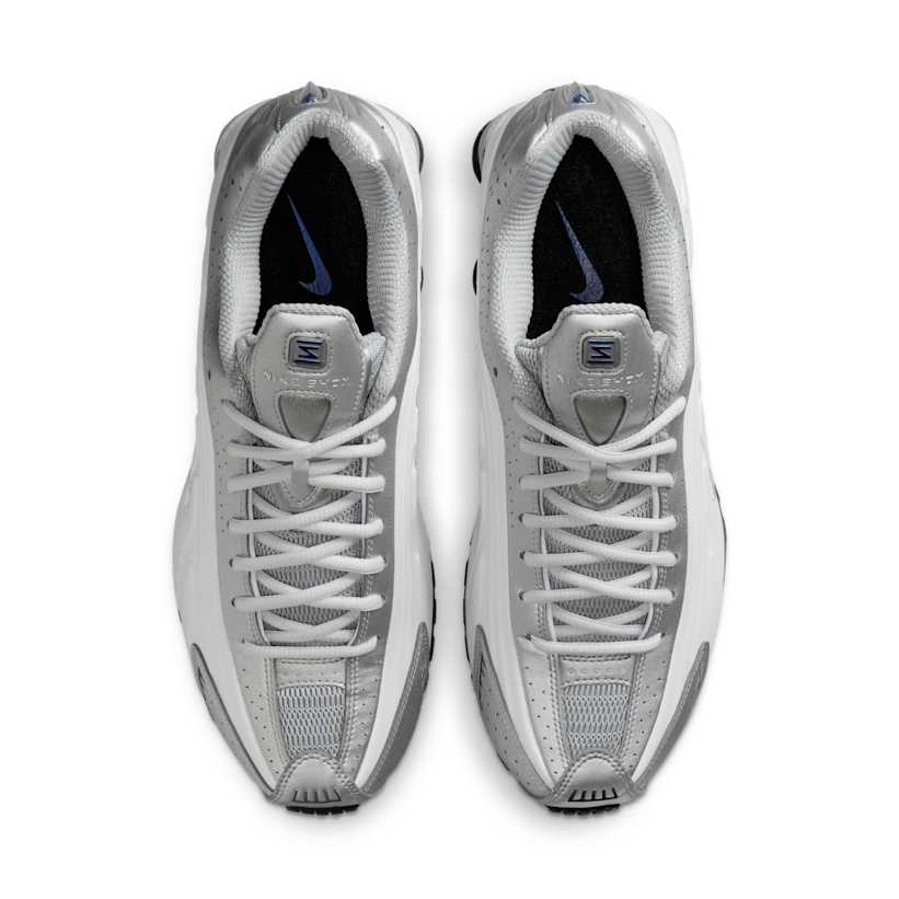 【2025年 発売予定】NIKE SHOX R4 “Metallic Silver/White/Deep Royal Blue” (ナイキ ショックス “メタリックシルバー/ホワイト/ロイヤル”) [HQ1988-102]