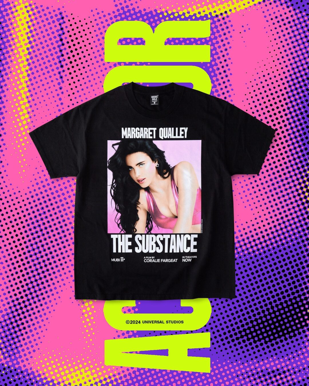 GEEKS RULE × 映画「サブスタンス」コラボが2025年 5/16 & 5/17 発売予定 (ギークス ルール THE SUBSTANCE)