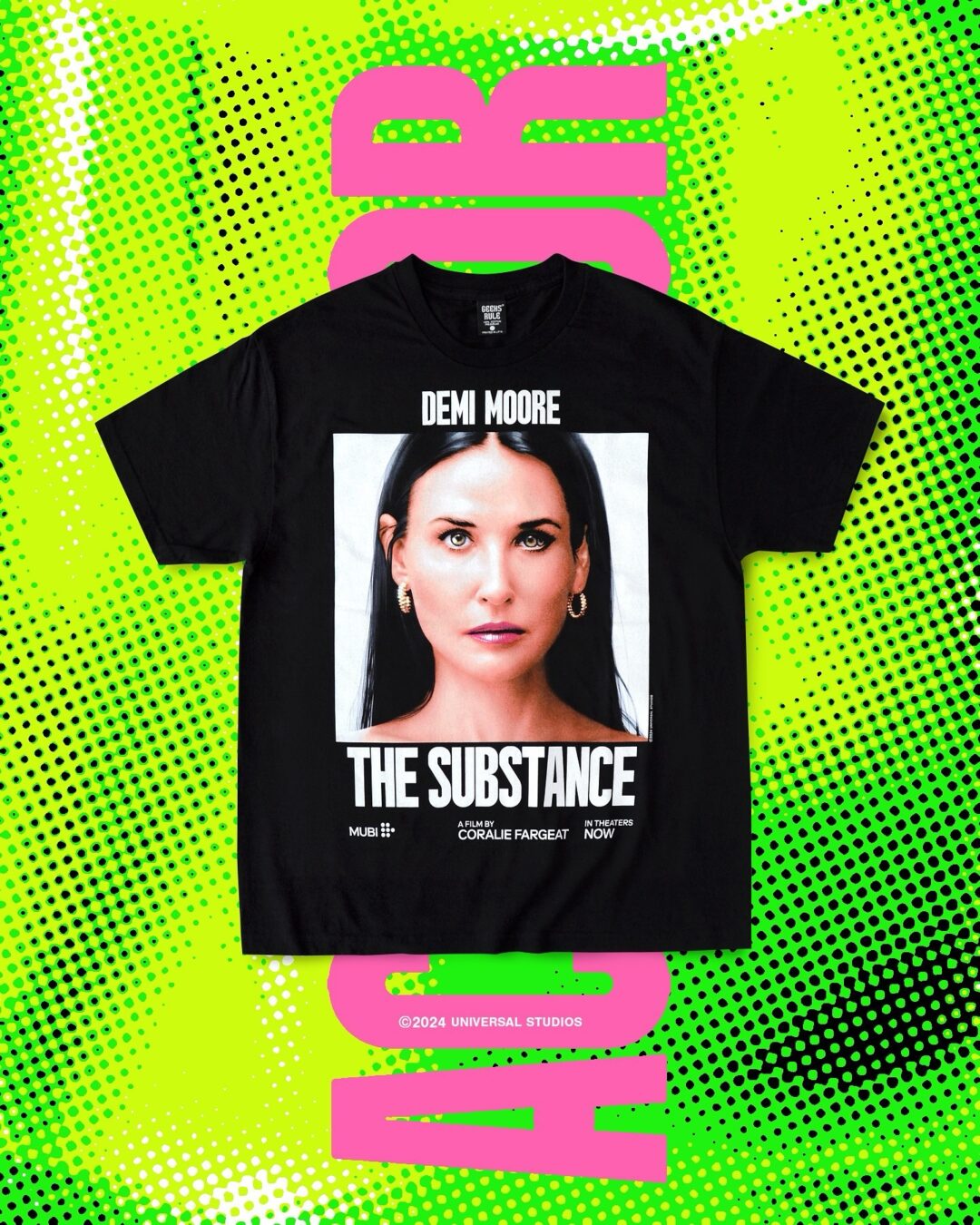GEEKS RULE × 映画「サブスタンス」コラボが2025年 5/16 & 5/17 発売予定 (ギークス ルール THE SUBSTANCE)