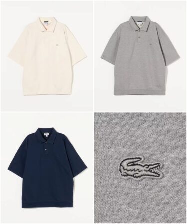 LACOSTE for BEAUTY&YOUTH 2025 SS “ショートスリーブ スウェット ポロシャツ”が5/8 発売 (ラコステ ビューティアンドユース)