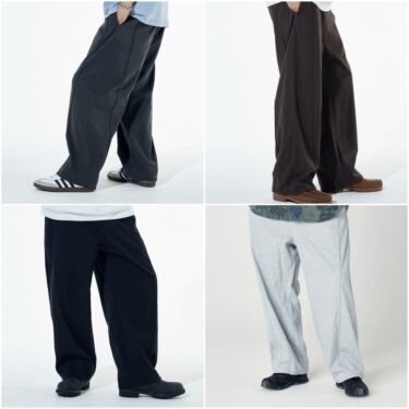 FREAK'S STORE 接触冷感 カーブシルエット ボンディング ワイドスウェットパンツが発売 (フリークスストア)