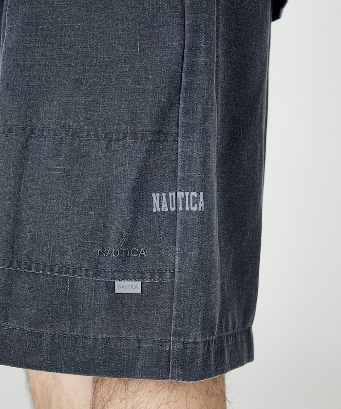 NAUTICA 2025 SUMMER “ワイドシルエット フェード加工 スピンドル イージーショートパンツ”が発売 (ノーティカ)