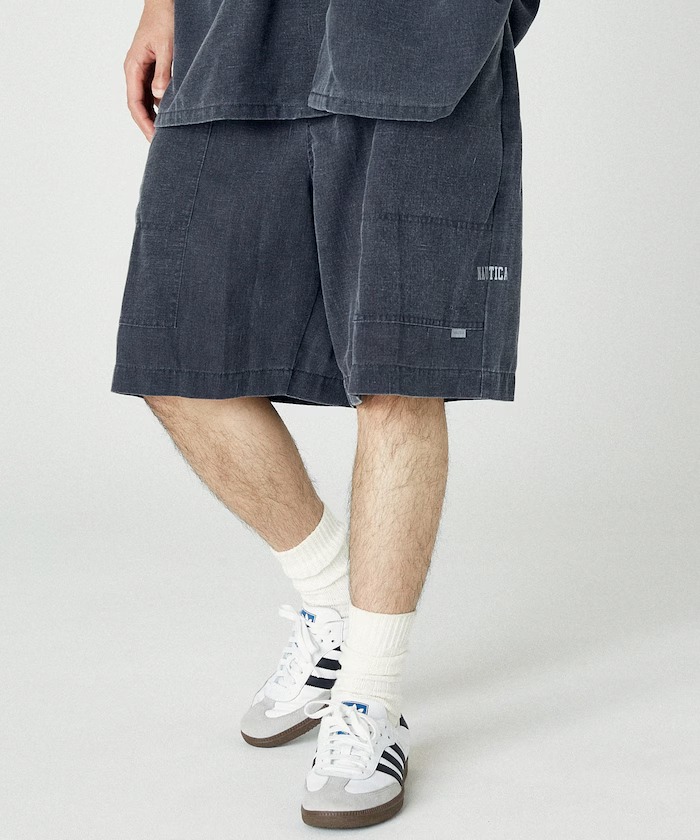 NAUTICA 2025 SUMMER “ワイドシルエット フェード加工 スピンドル イージーショートパンツ”が発売 (ノーティカ)