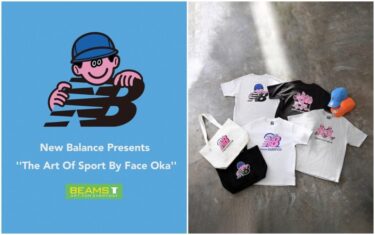 New Balance "The Art Of Sport By Face Oka" コラボコレクションが国内 BEAMS Tにて2025年 5/16 限定販売 (ニューバランス フェイスオカ)